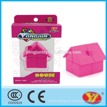 2016 neues Produkt YJ YongJun Haus Magic Puzzle Cube Pädagogische Spielzeug Englisch Verpackung für Promotion